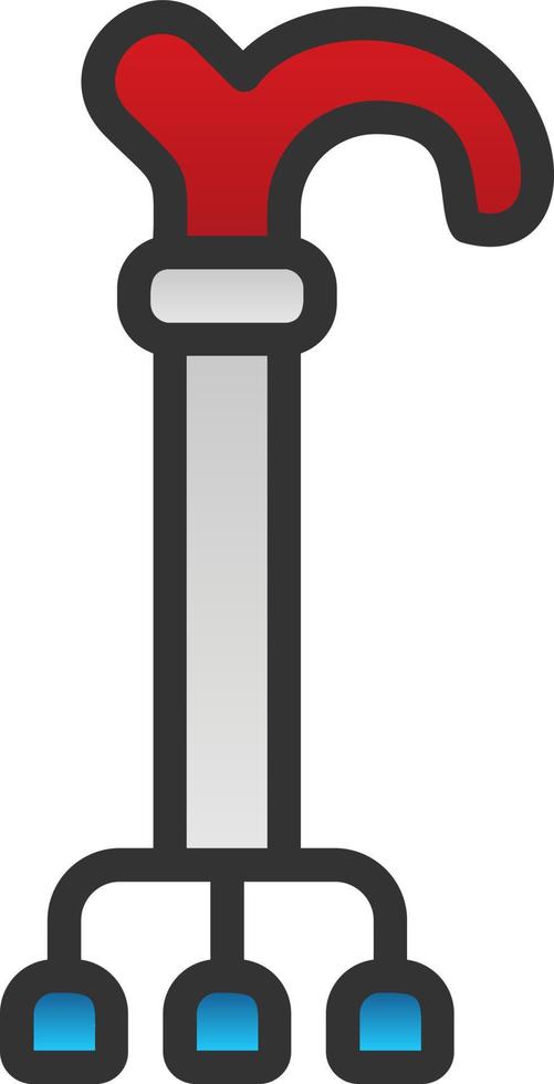 Walking Stick Vector Icon Design