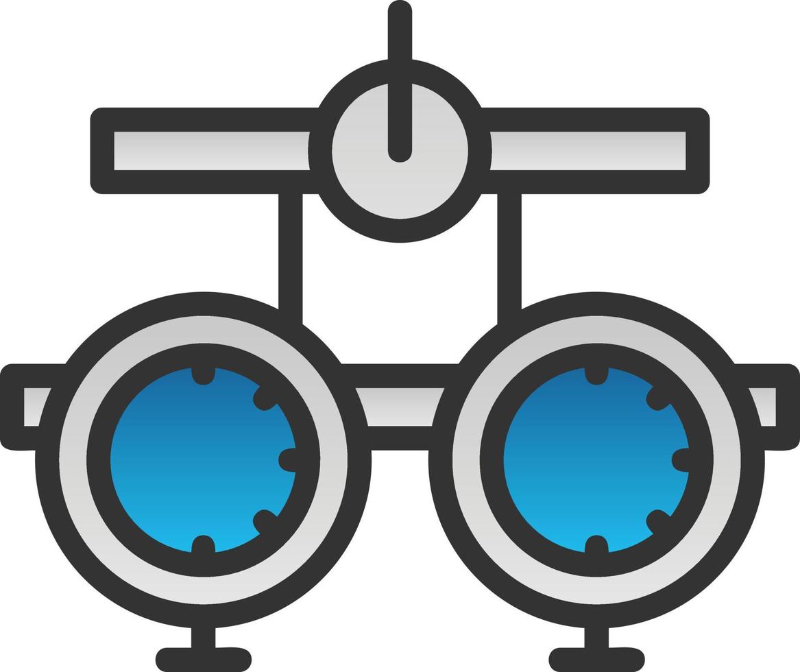 diseño de icono de vector de optometrista