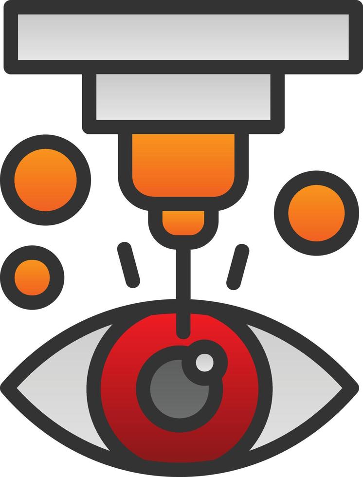 Laser Surgery Vector Icon Design