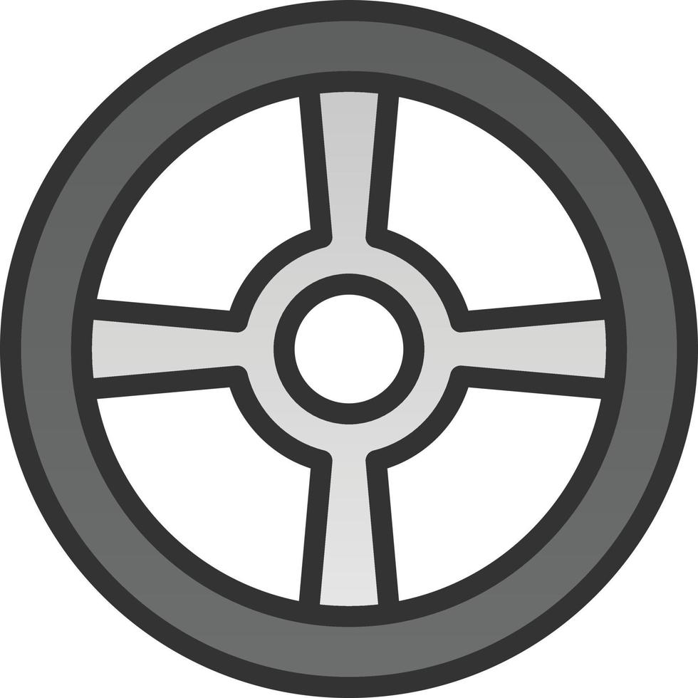 Wheel Vector Icon Design
