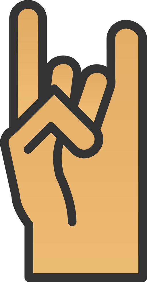 Sign Language Vector Icon Design