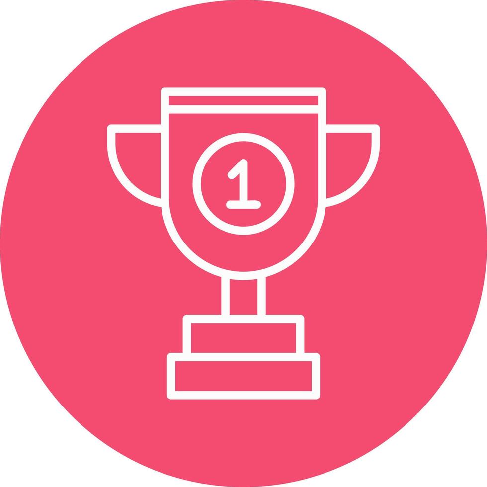 First Prize Vector Icon Design