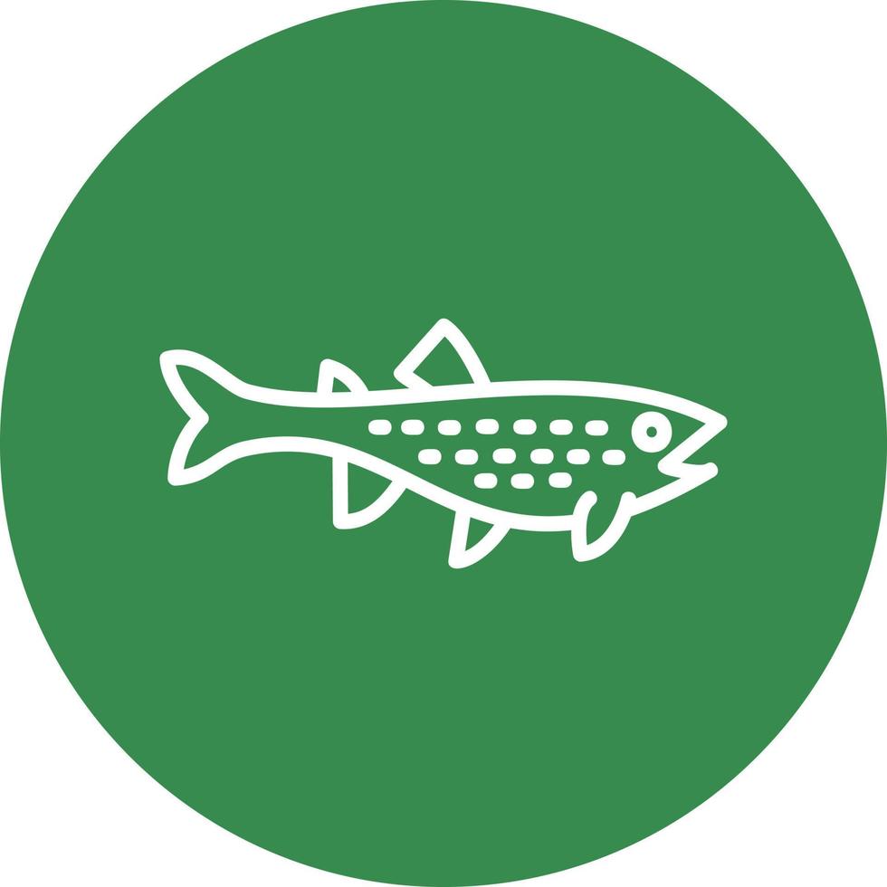 Trout Vector Icon Design