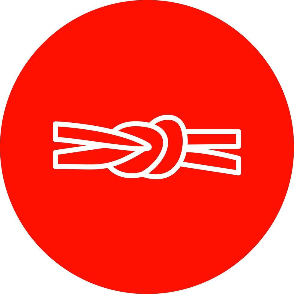 Reef Knot Vector Icon Design