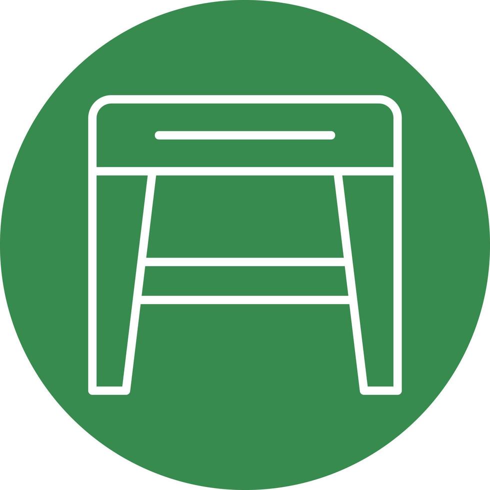 Stool f Vector Icon Design