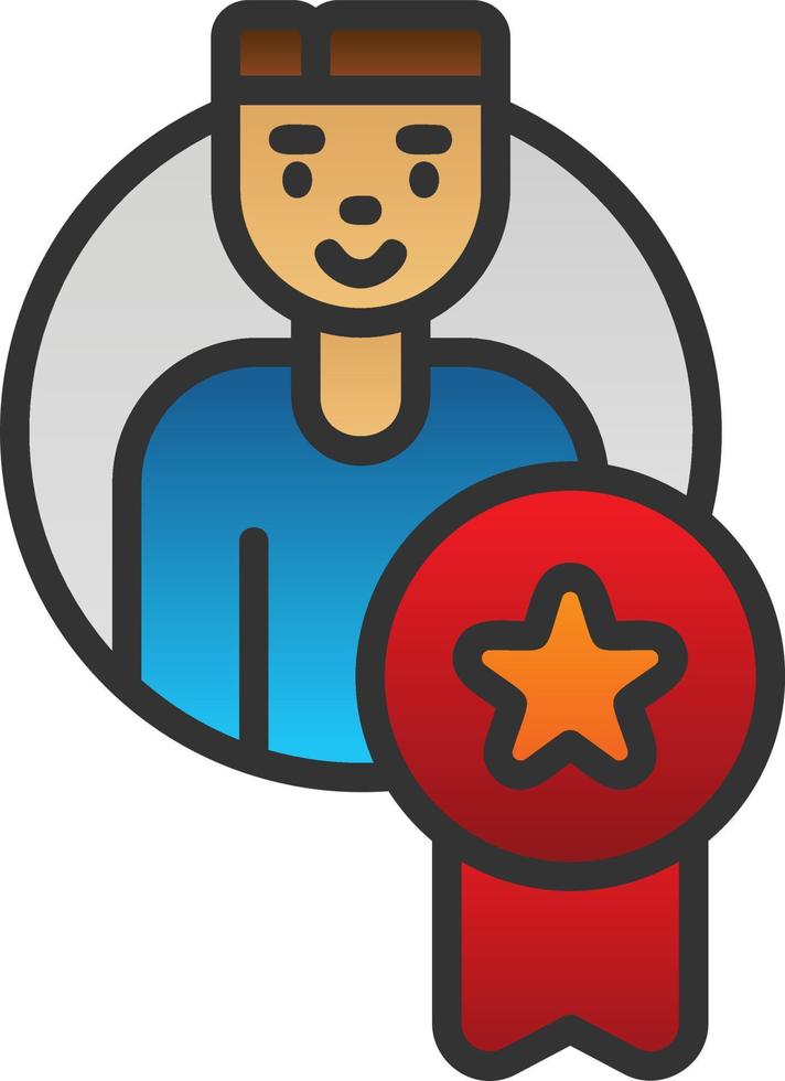 Best Employee Vector Icon Design