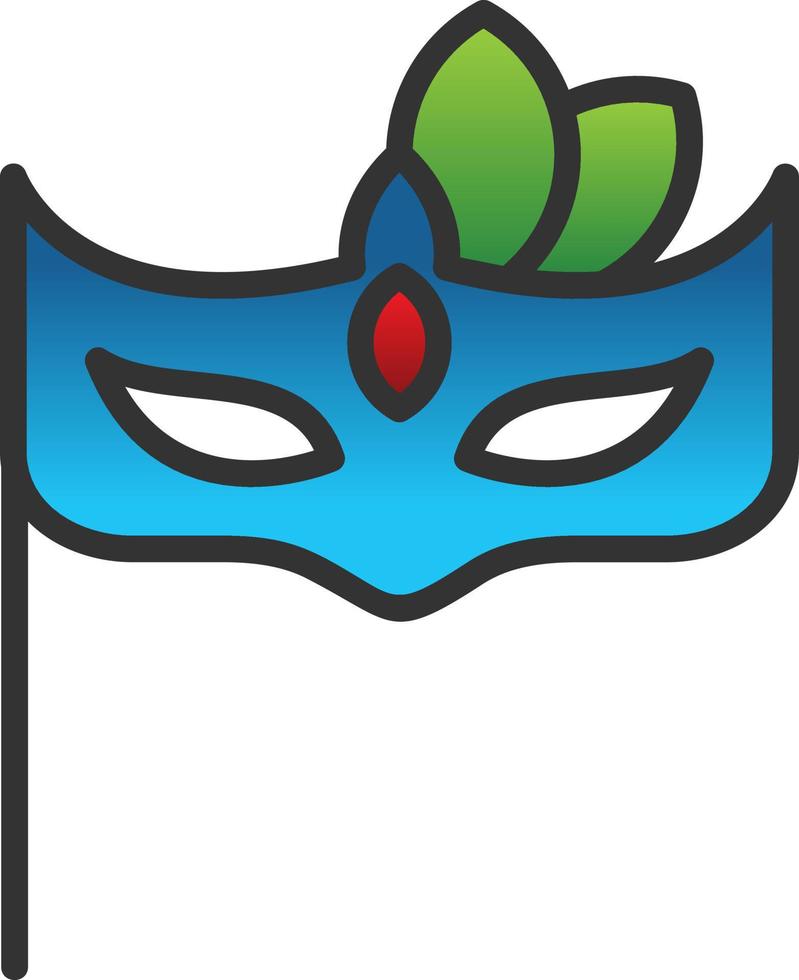 diseño de icono de vector de mascarada