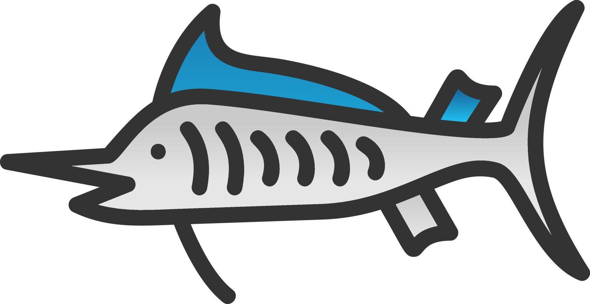 Marlin Vector Icon Design