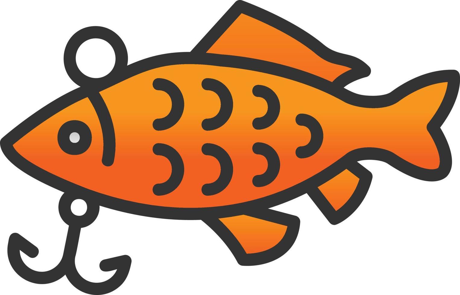 Fishing Baits Vector Icon Design