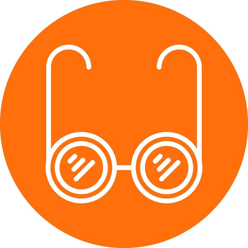 Eye Glasses Vector Icon Design
