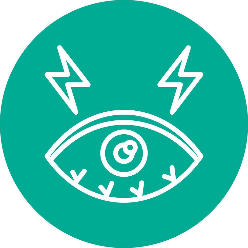 Dry Eyes Vector Icon Design