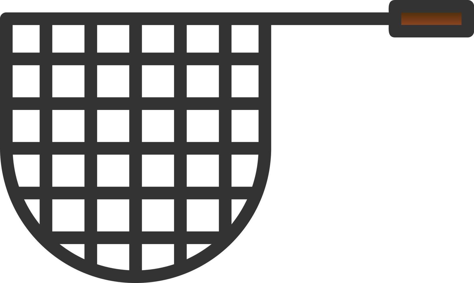 Fishing Net Vector Icon Design