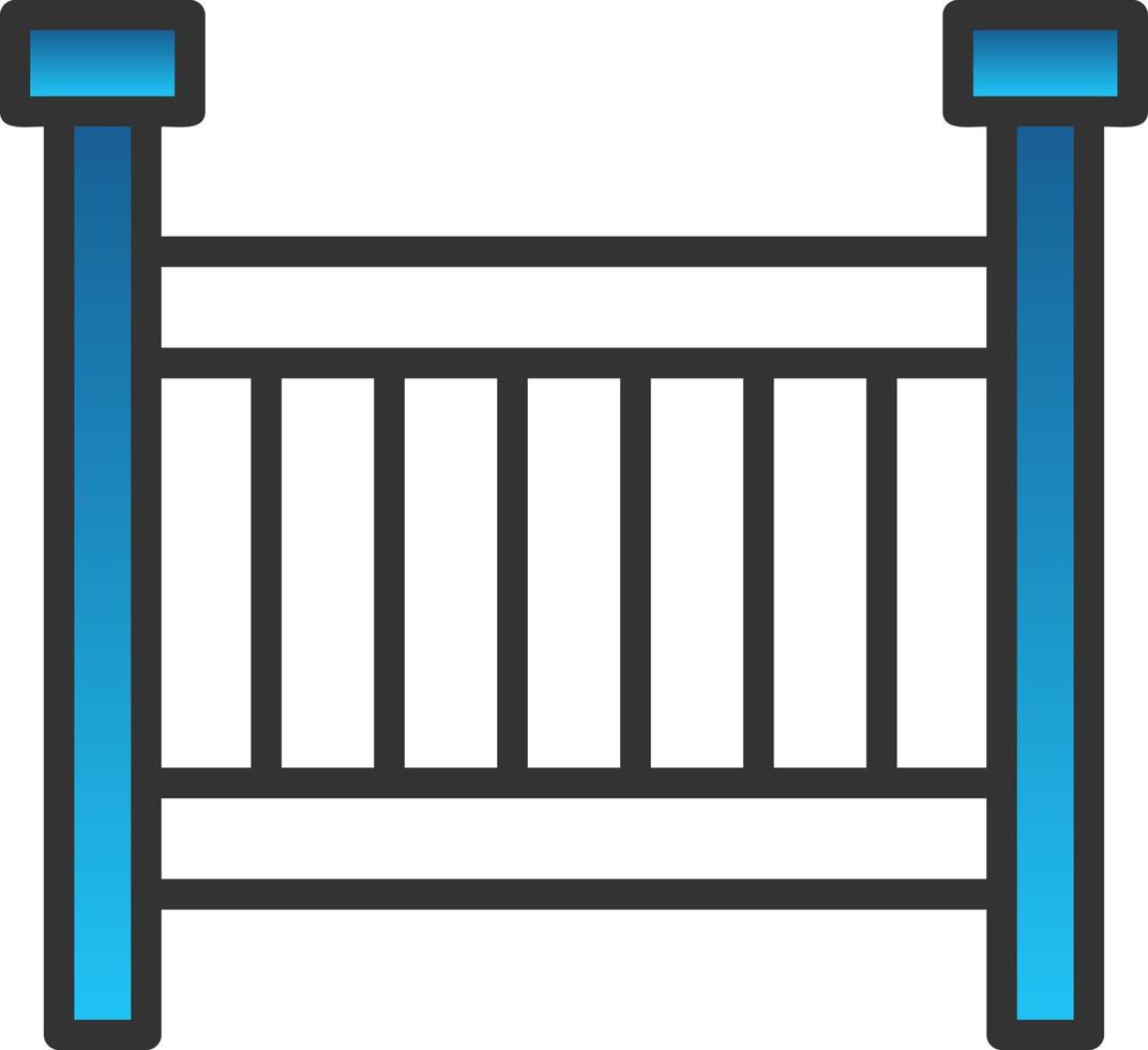 Crib Vector Icon Design