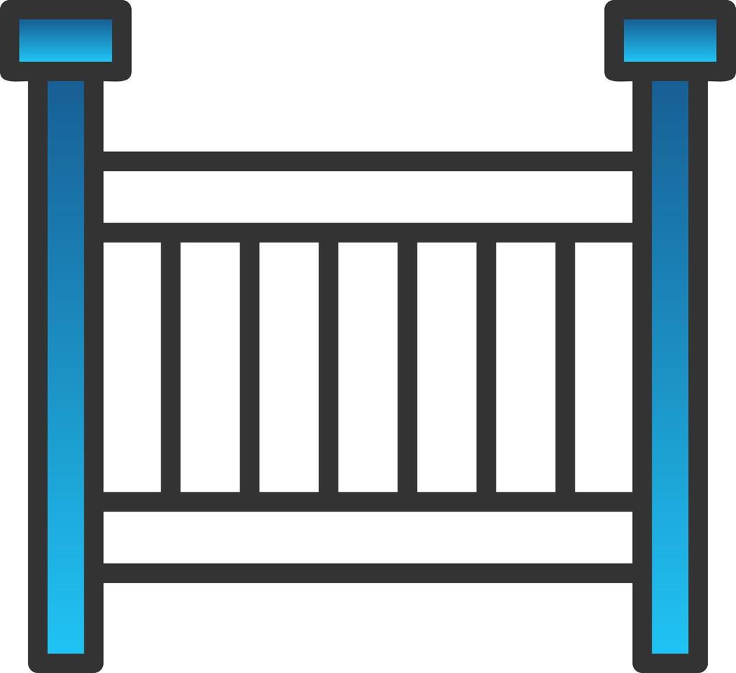 Crib Vector Icon Design