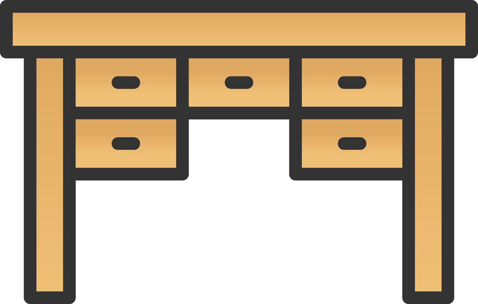 Desk Vector Icon Design
