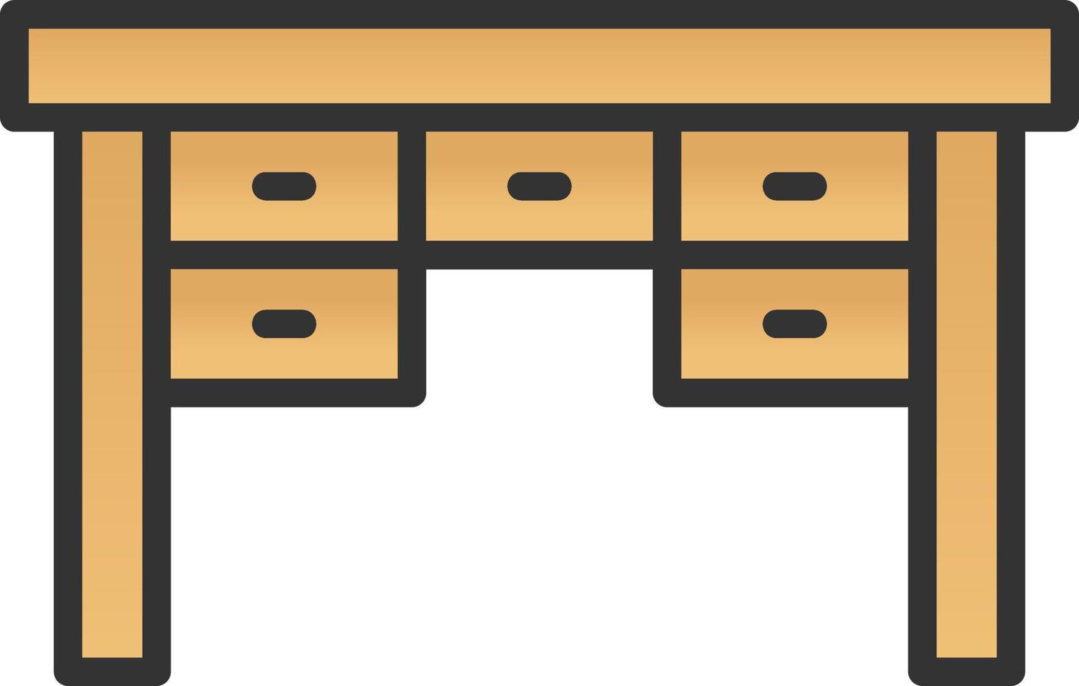 Desk Vector Icon Design