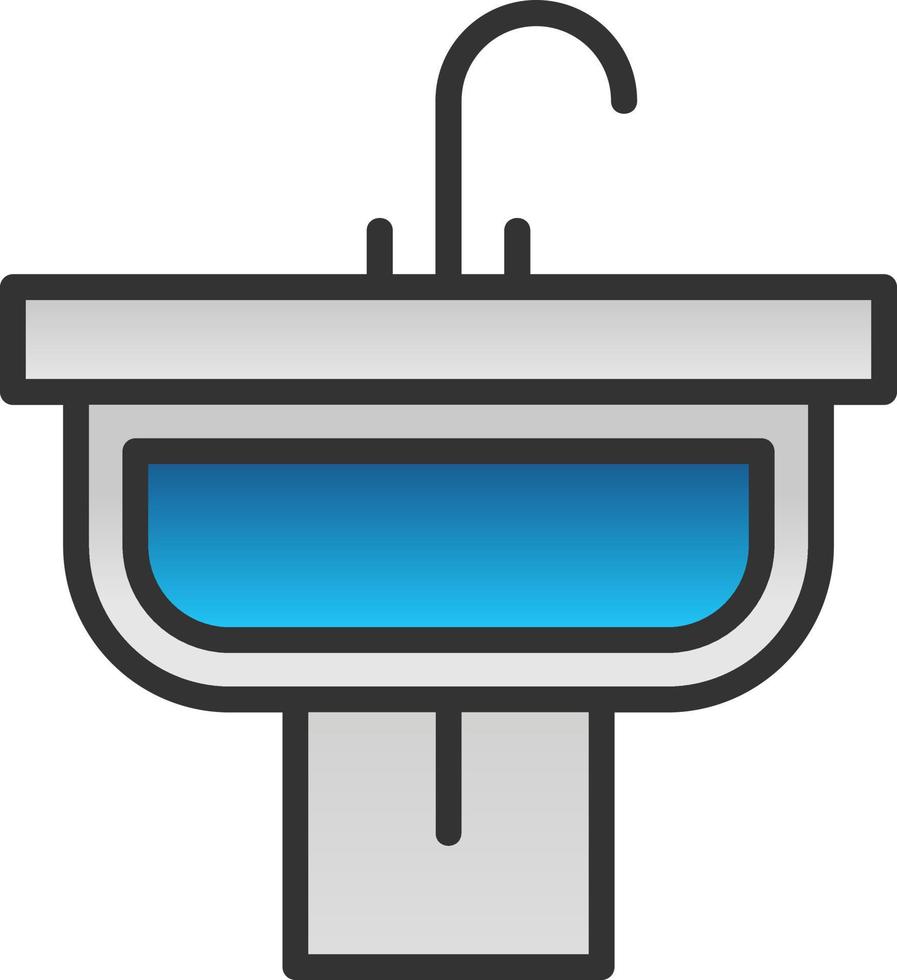 Sink Vector Icon Design