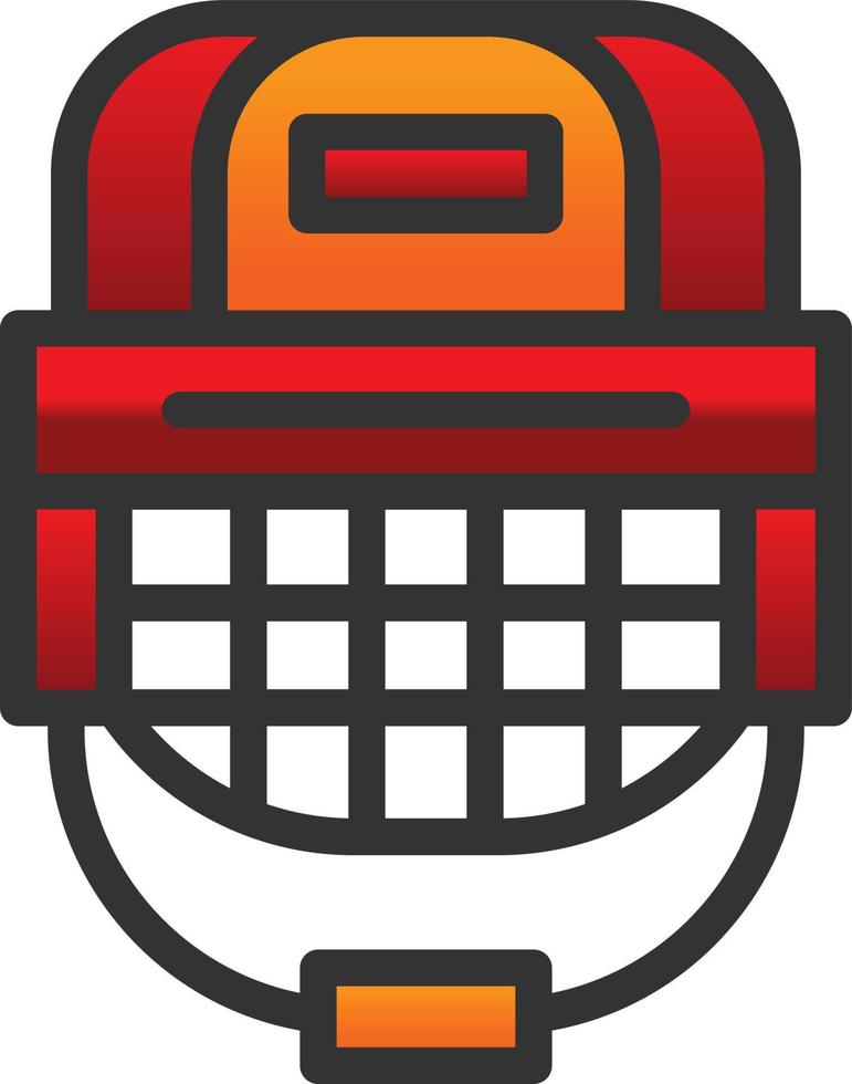 diseño de icono de vector de casco