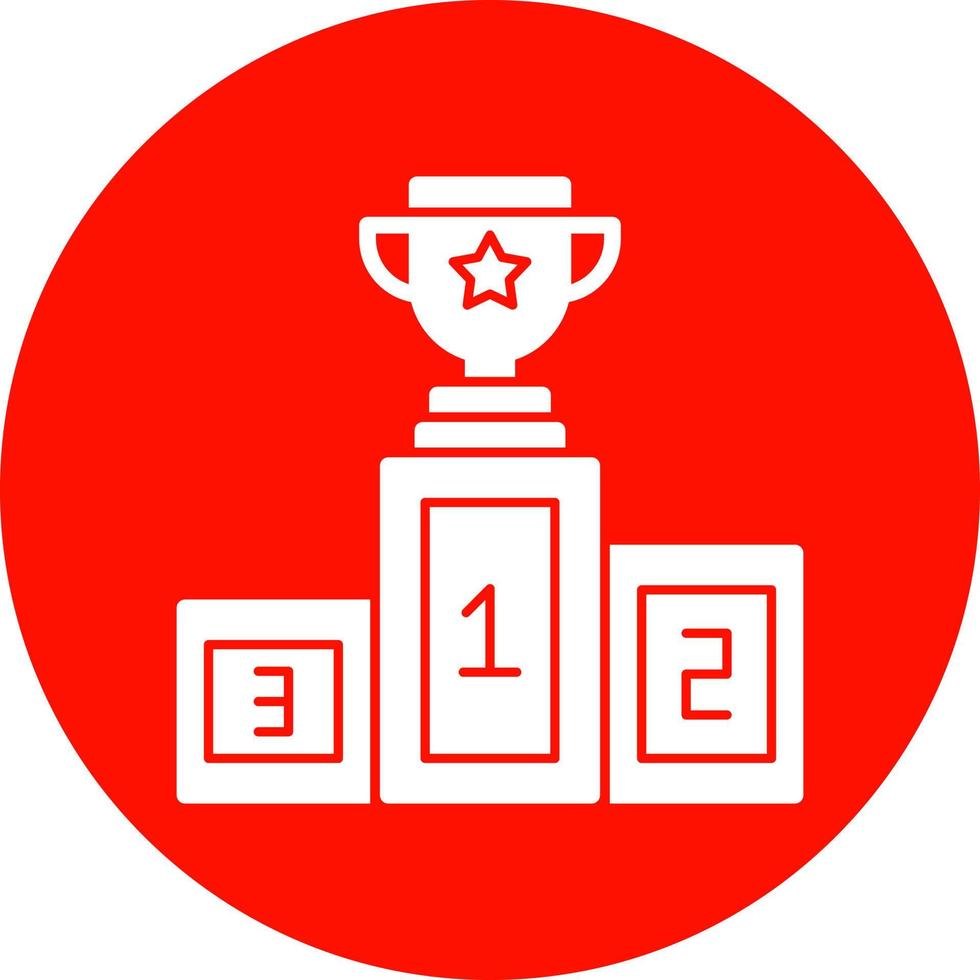 Podium Vector Icon Design