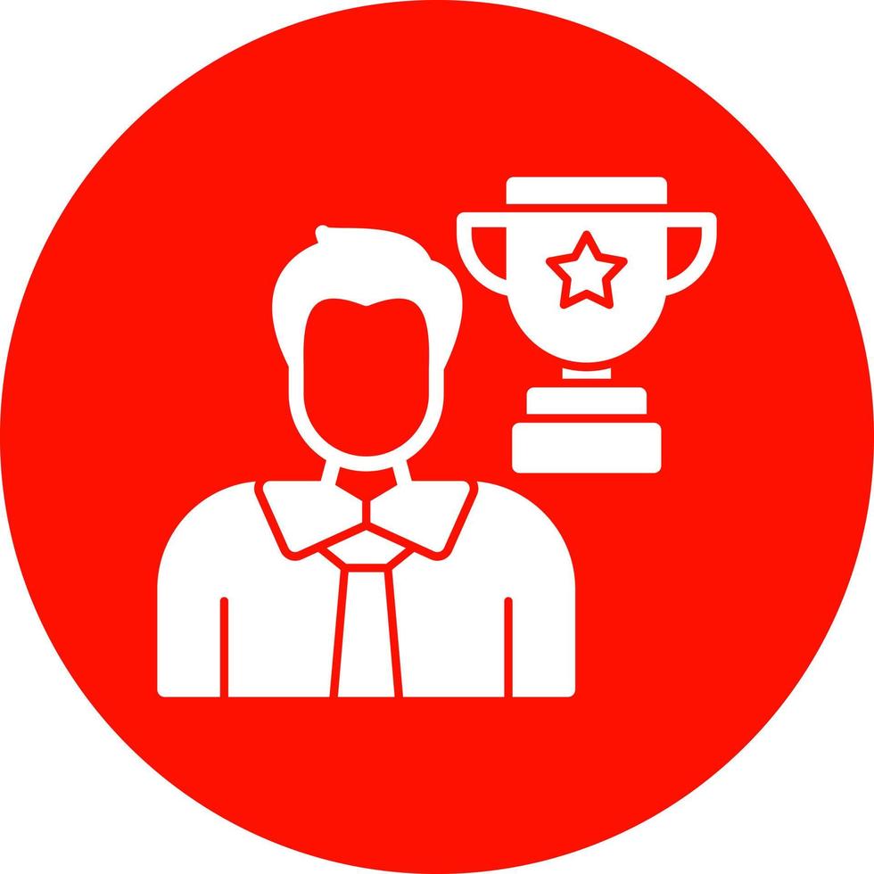 diseño de icono de vector ganador