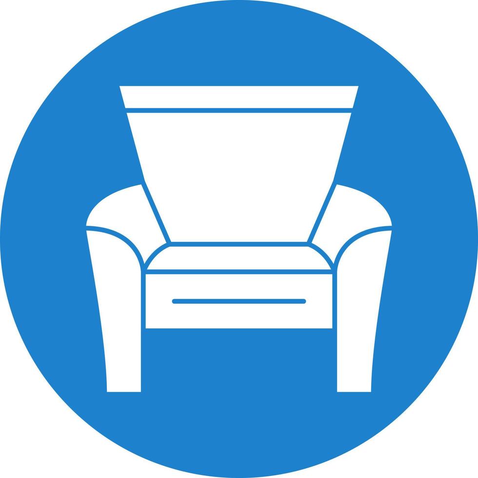 diseño de icono de vector de silla