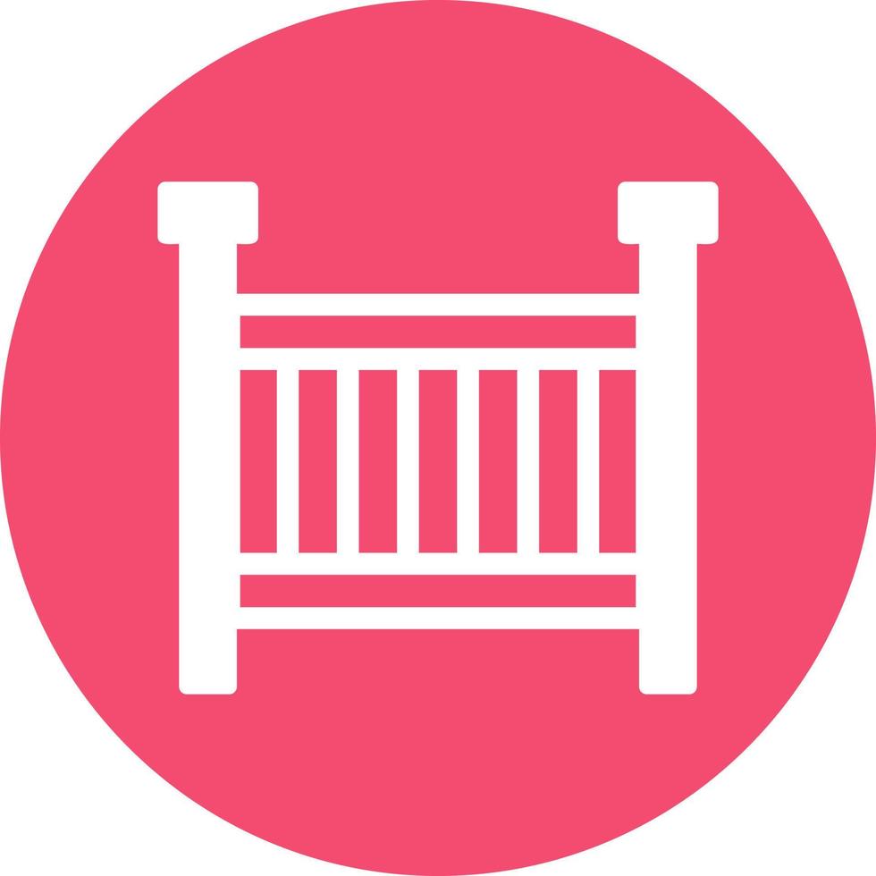 Crib Vector Icon Design