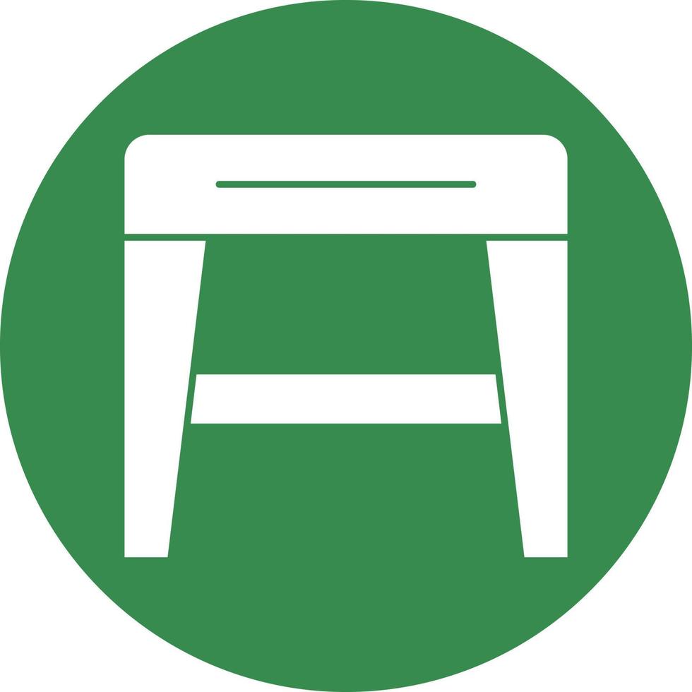 Stool f Vector Icon Design