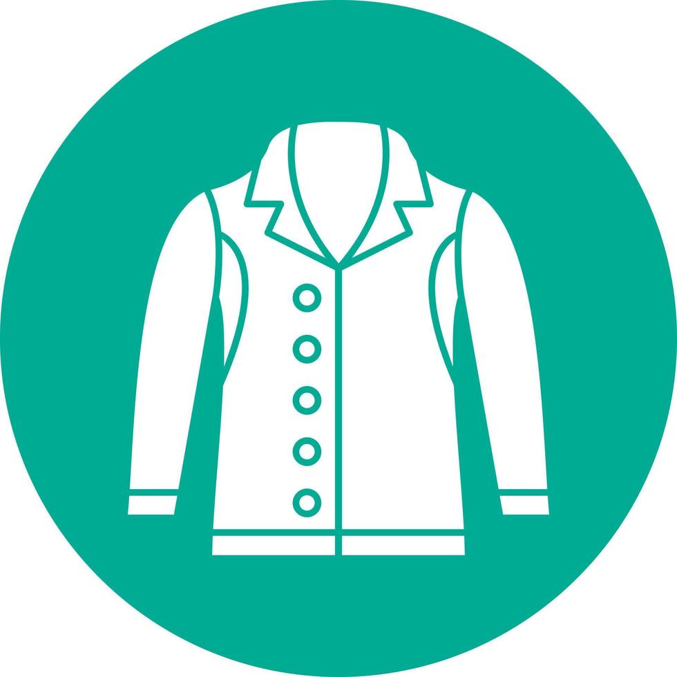 Coat Vector Icon Design