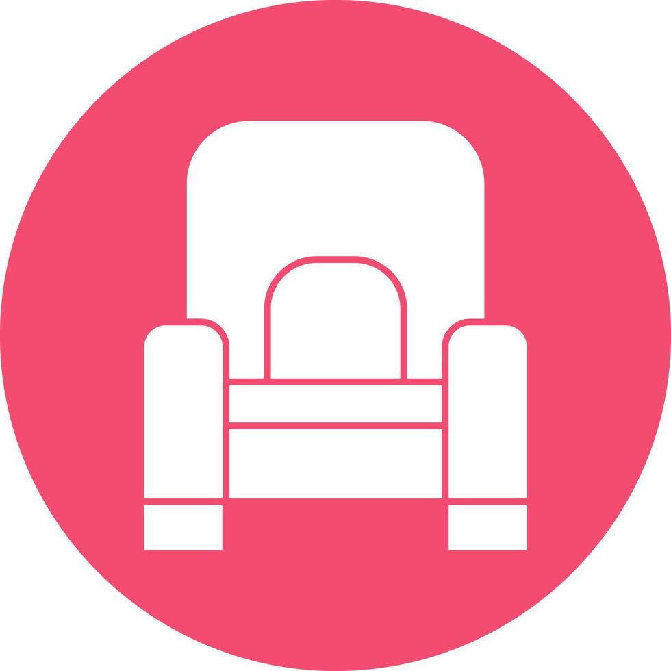 Armchair Vector Icon Design