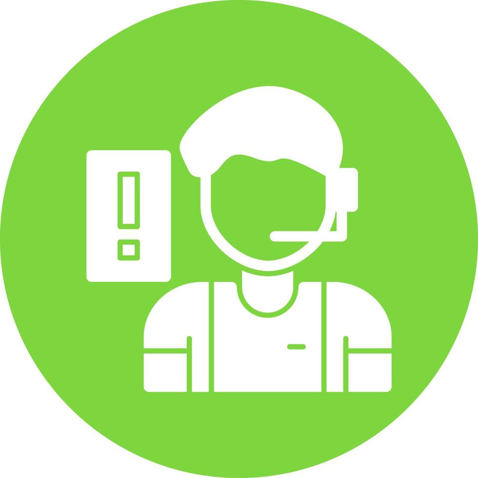 Referee Vector Icon Design