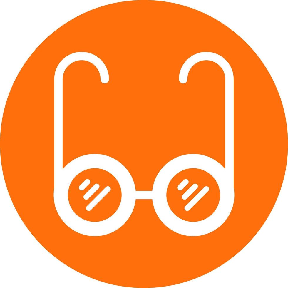 Eye Glasses Vector Icon Design