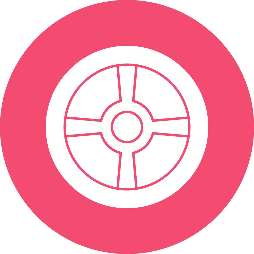 Wheel Vector Icon Design