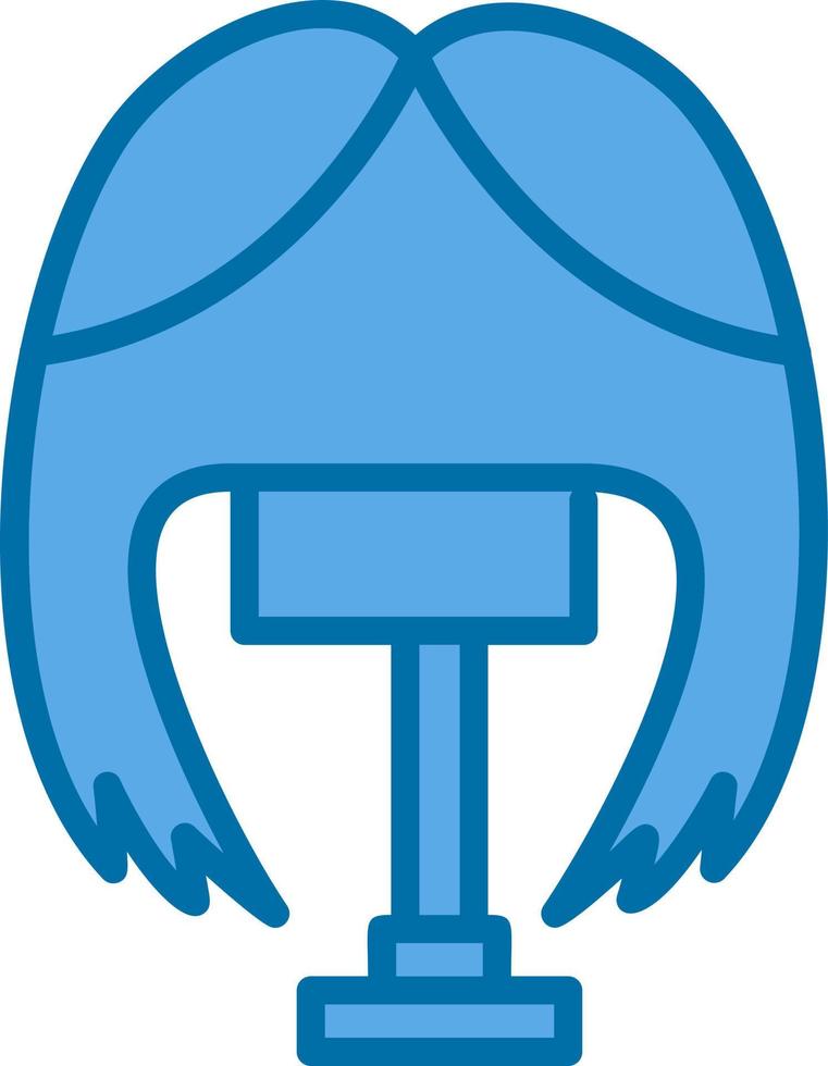 Wig Vector Icon Design