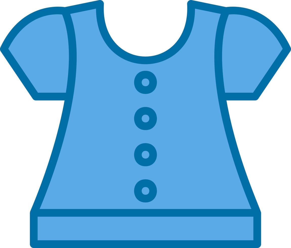 diseño de icono de vector de blusa
