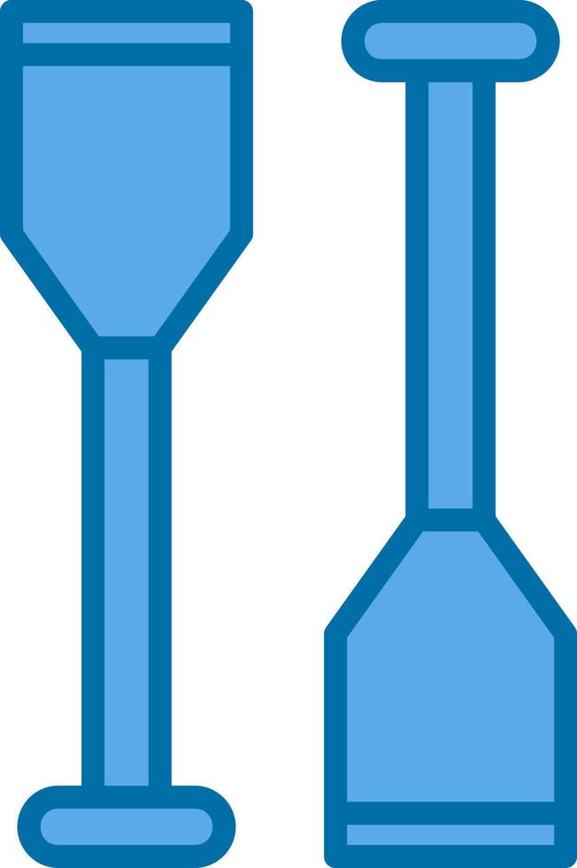 Oars Vector Icon Design