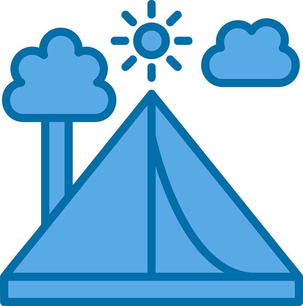 Tent Vector Icon Design