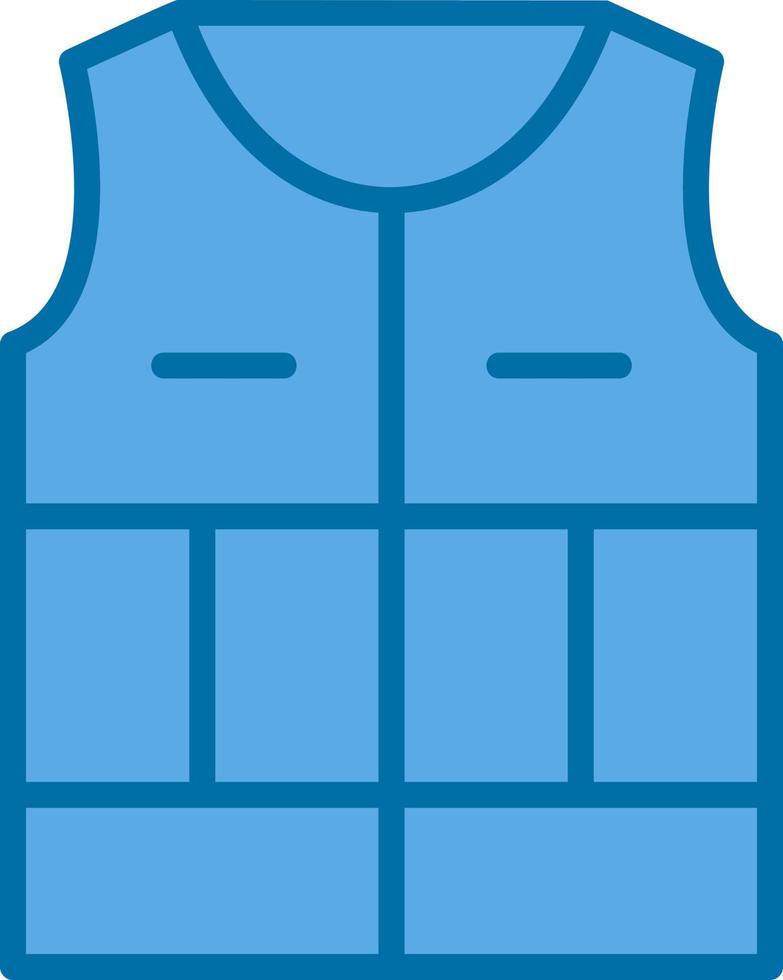 Life Jacket Vector Icon Design