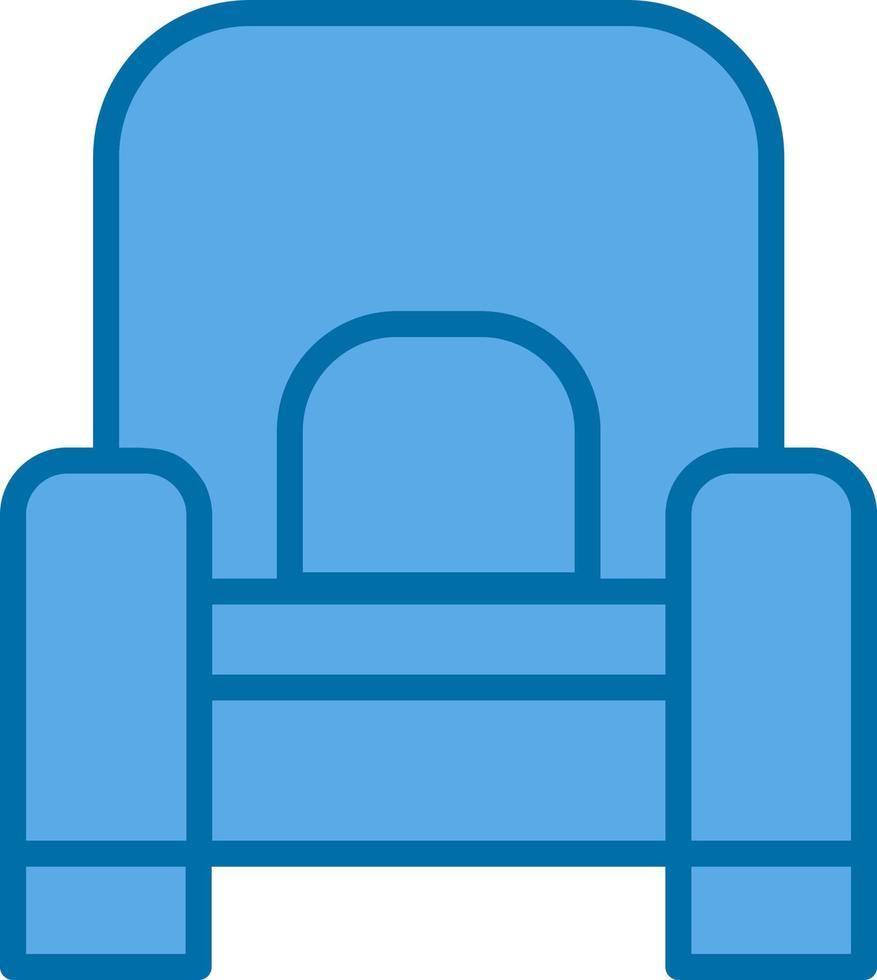 diseño de icono de vector de sillón