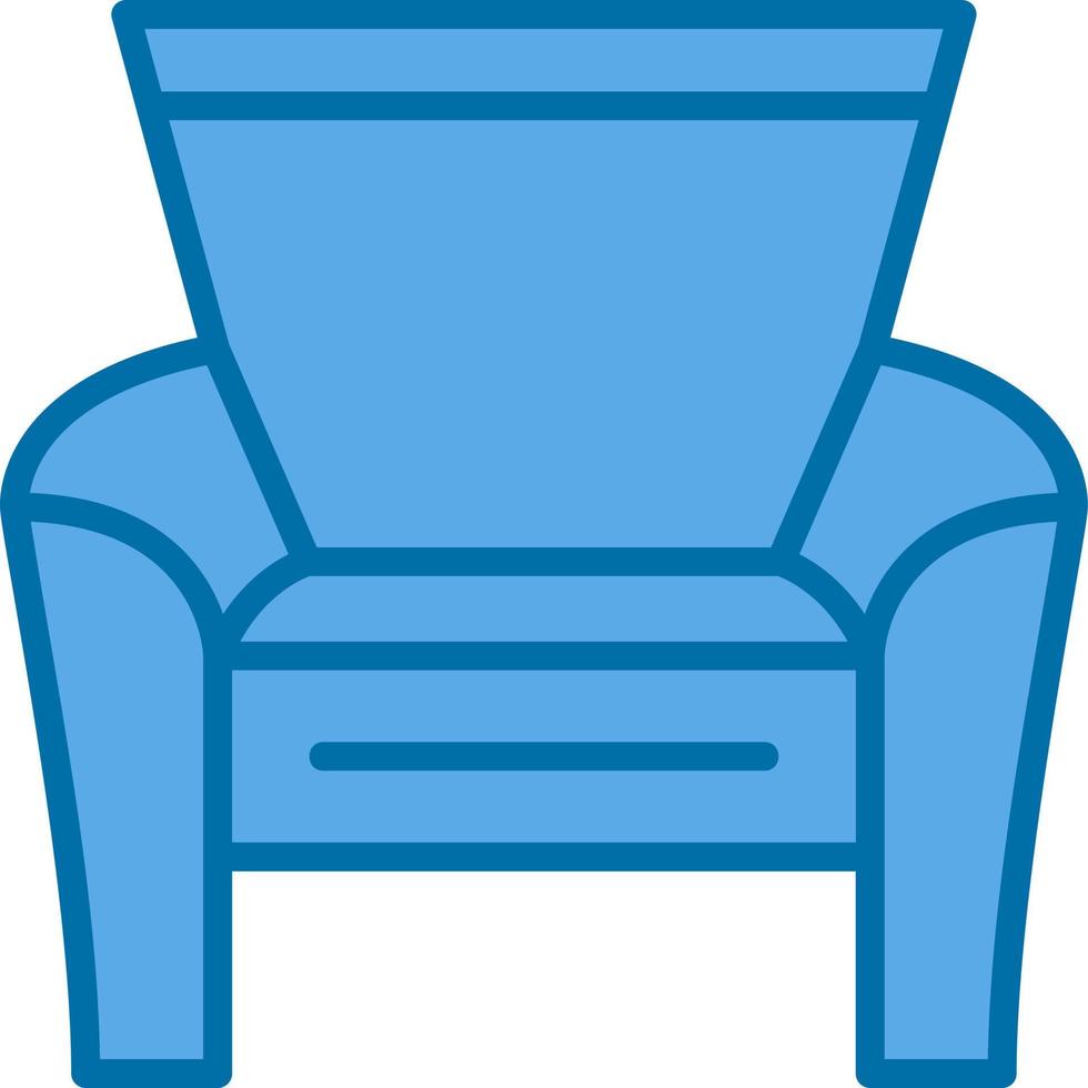 diseño de icono de vector de silla