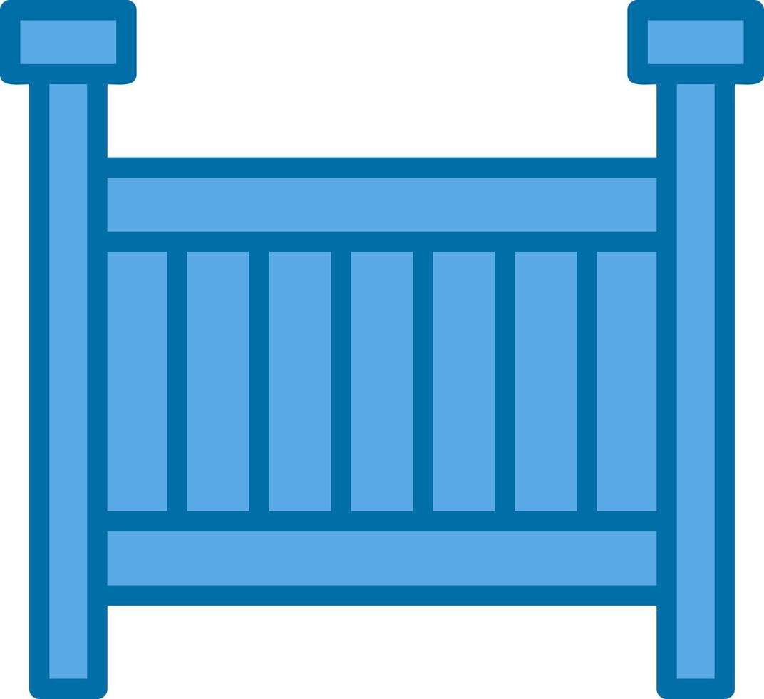 Crib Vector Icon Design