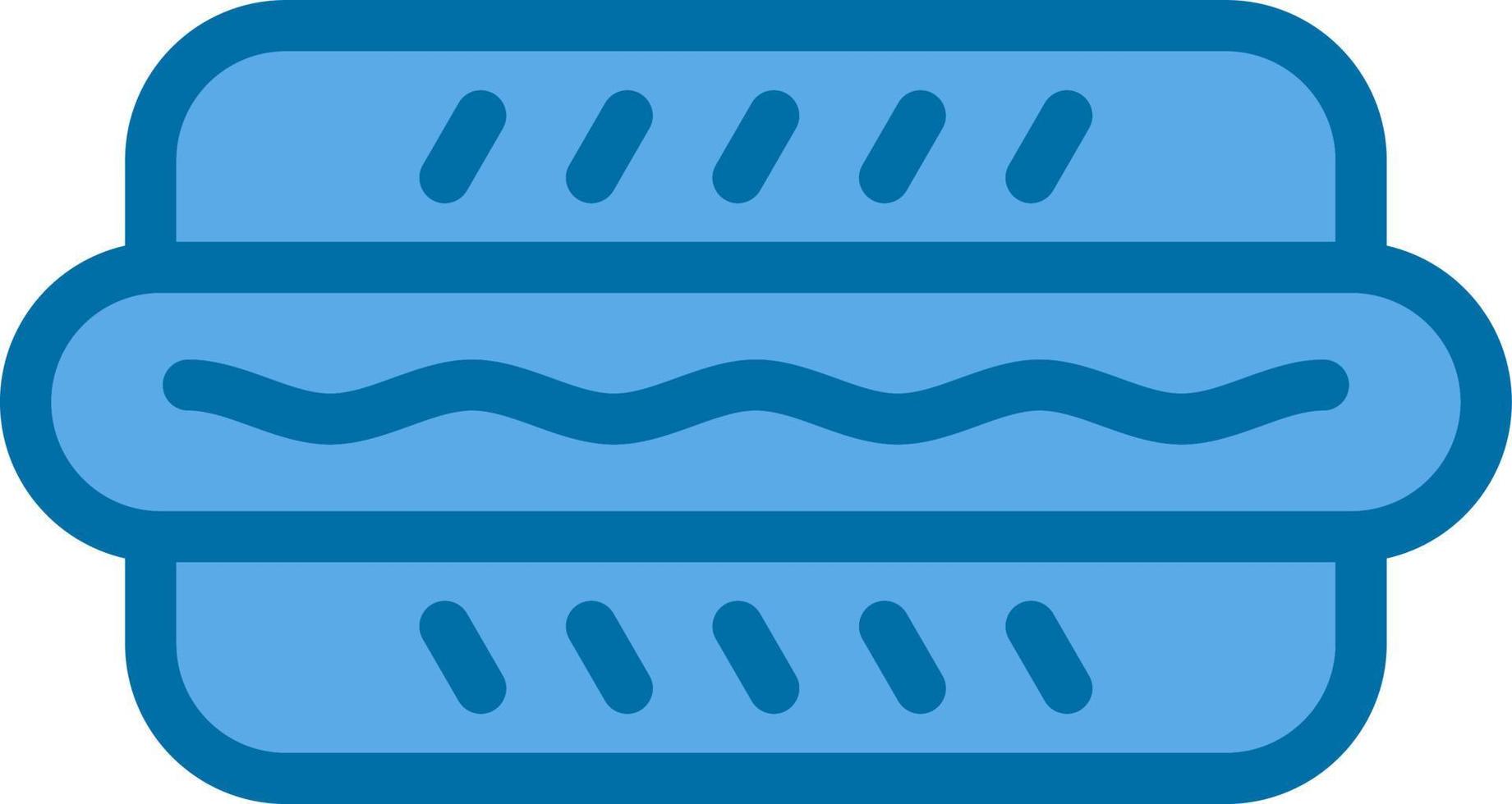 Hot Dog Vector Icon Design