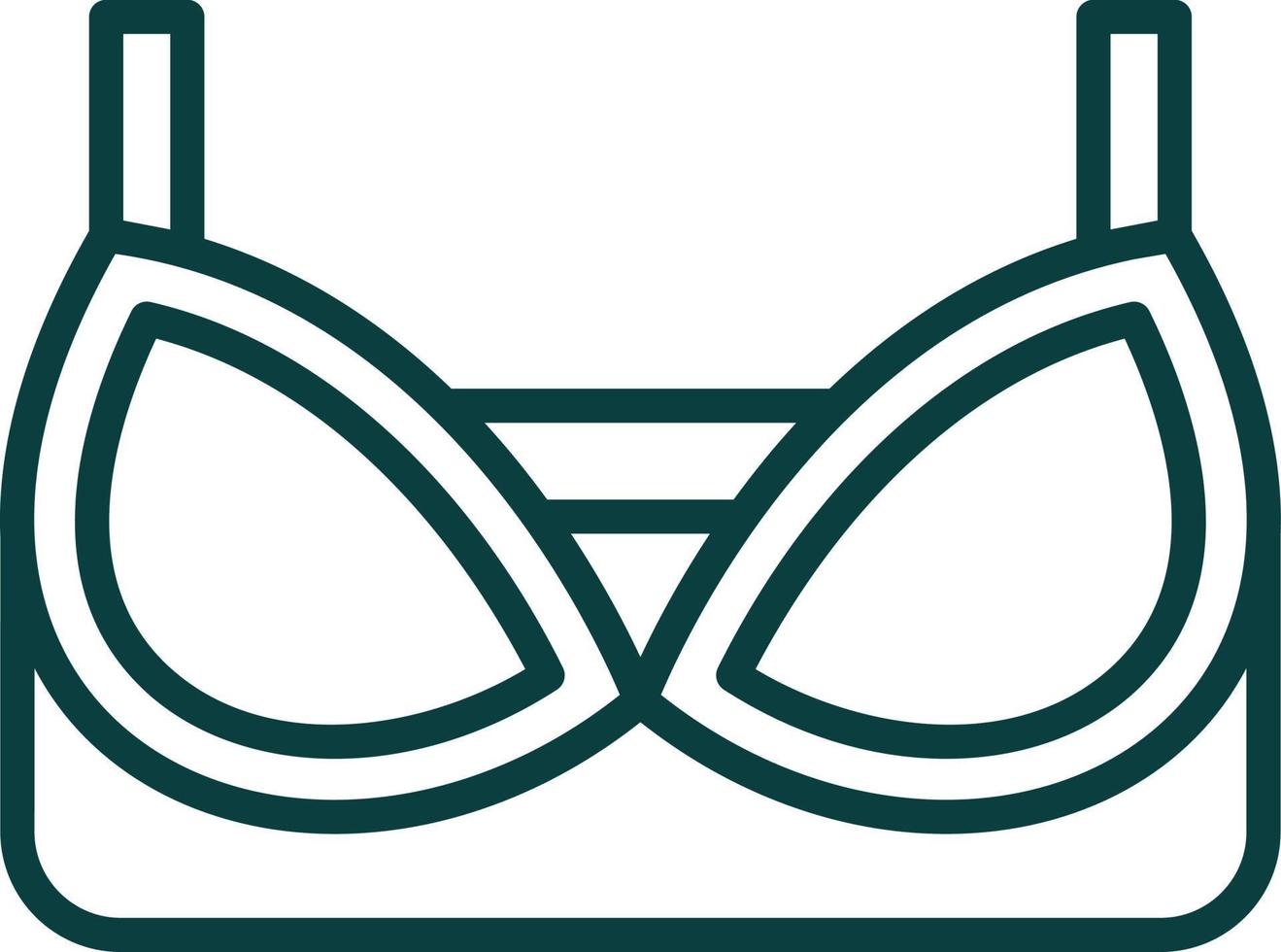 Bra Vector Icon Design