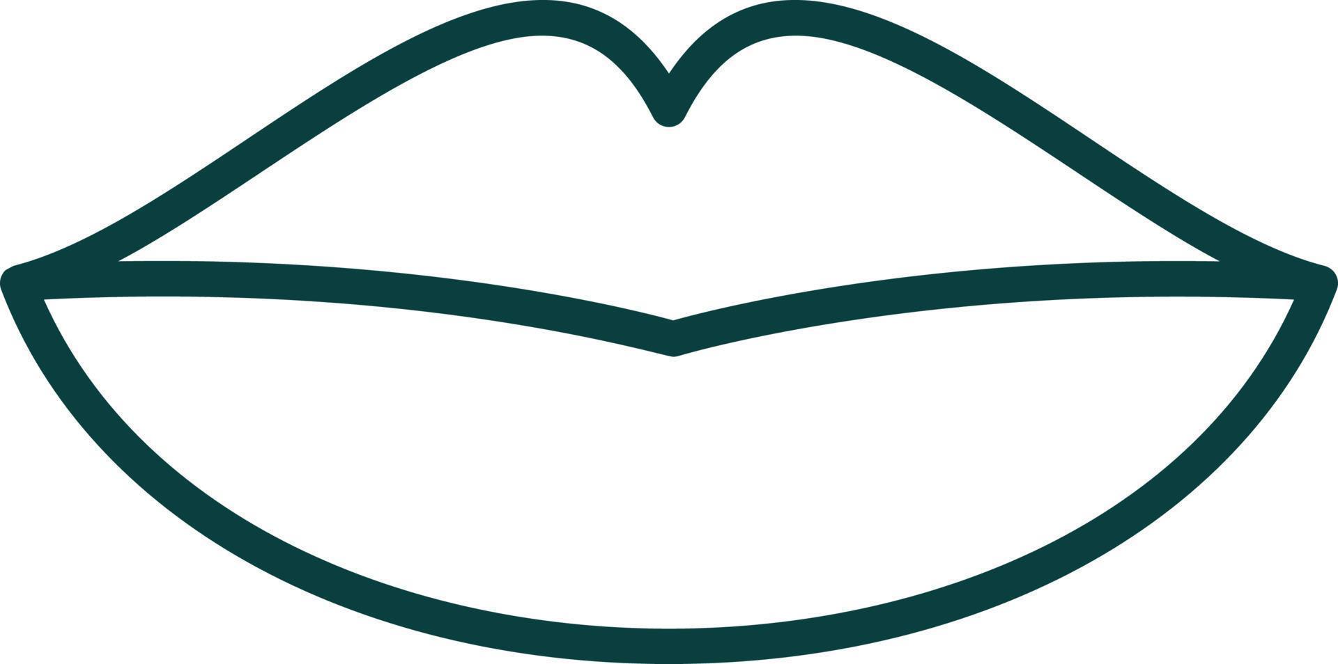 Lip Vector Icon Design