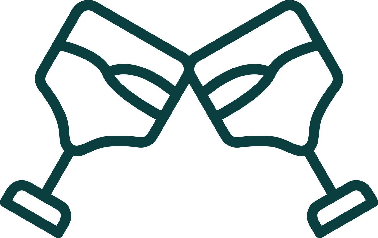 Champagne Glass Vector Icon Design