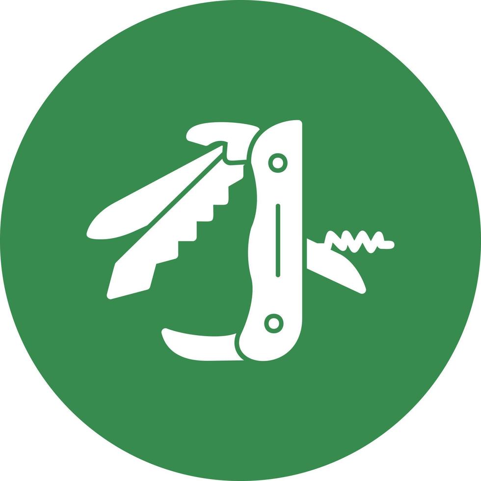 Swiss Army Knife Vector Icon Design