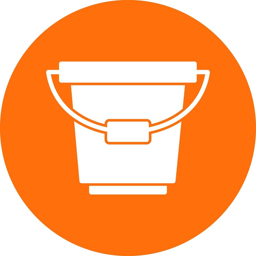 Bucket Vector Icon Design