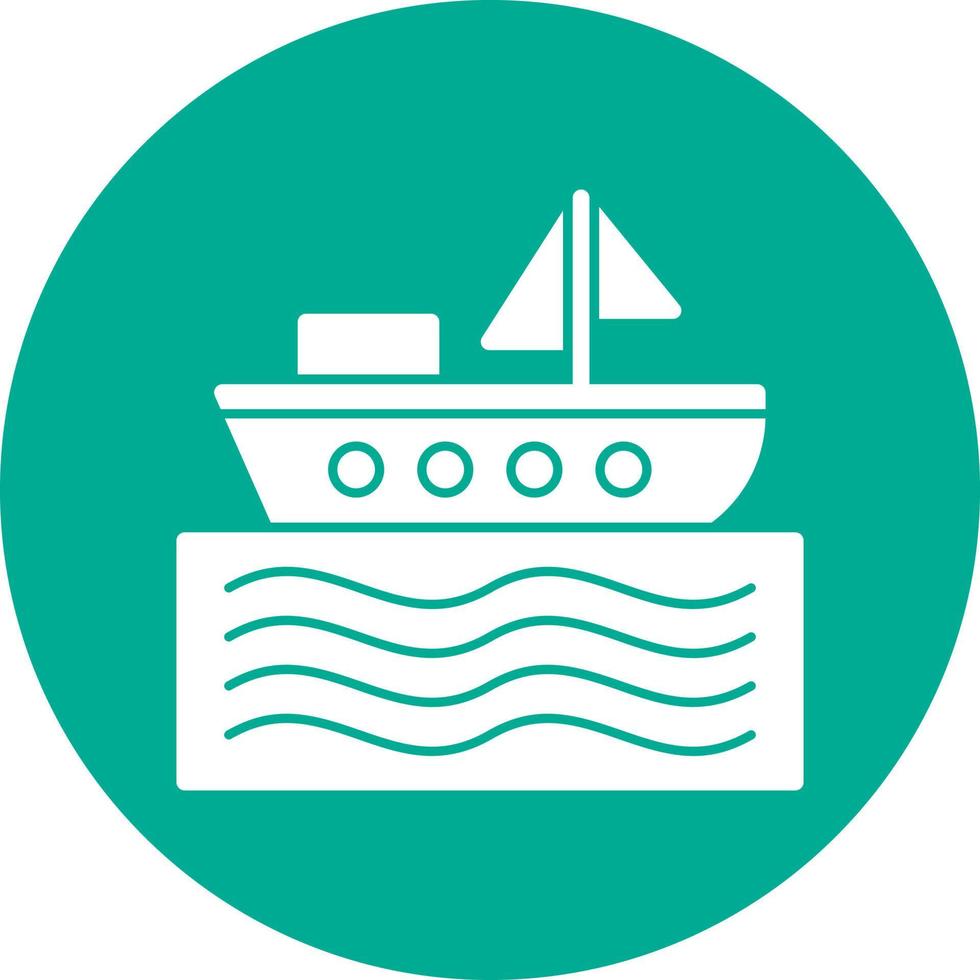 Boat Vector Icon Design