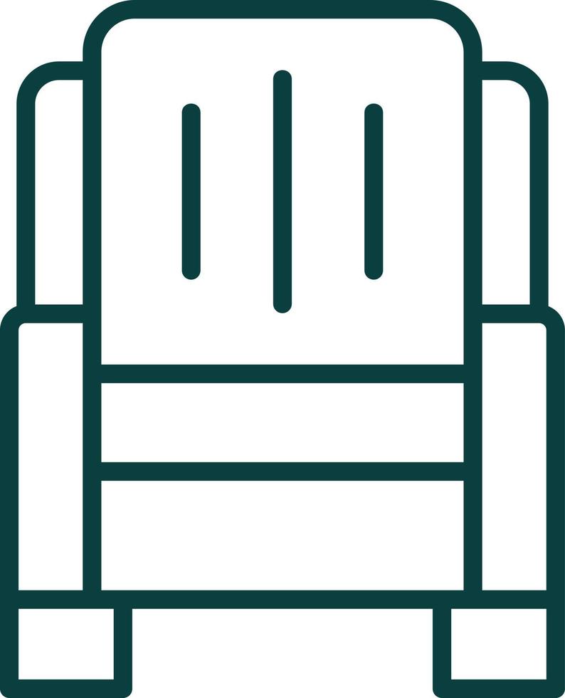 Armchair Vector Icon Design