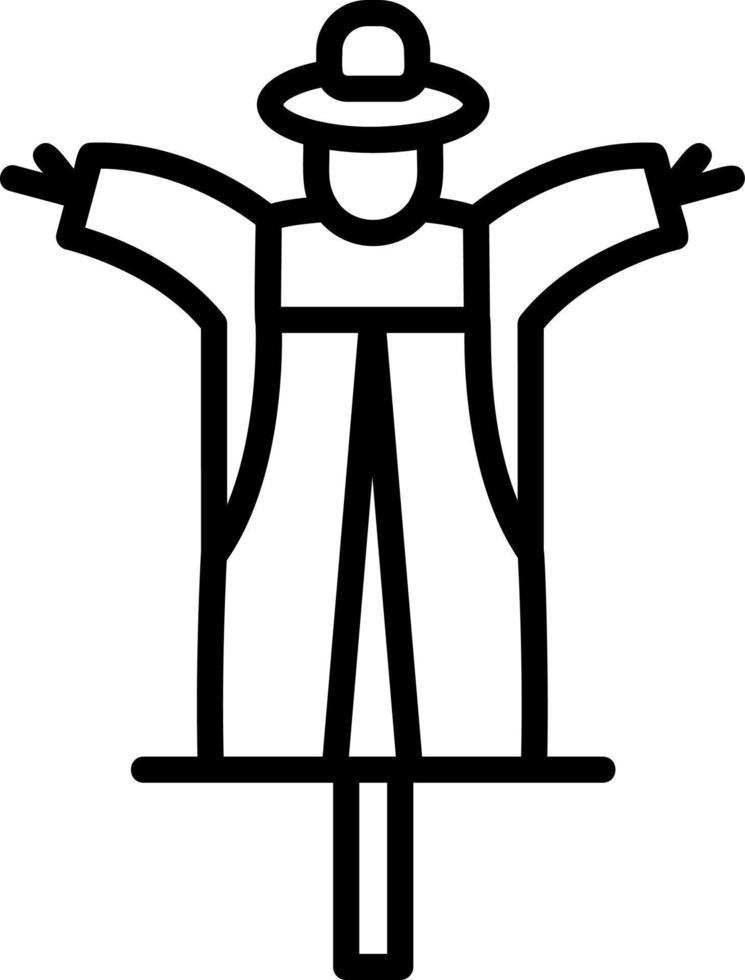 Scarecrow Vector Icon Design