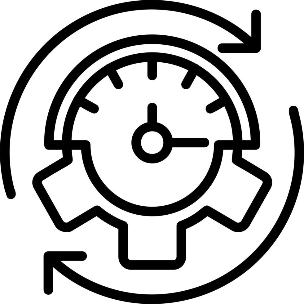 Efficiency Vector Icon Design